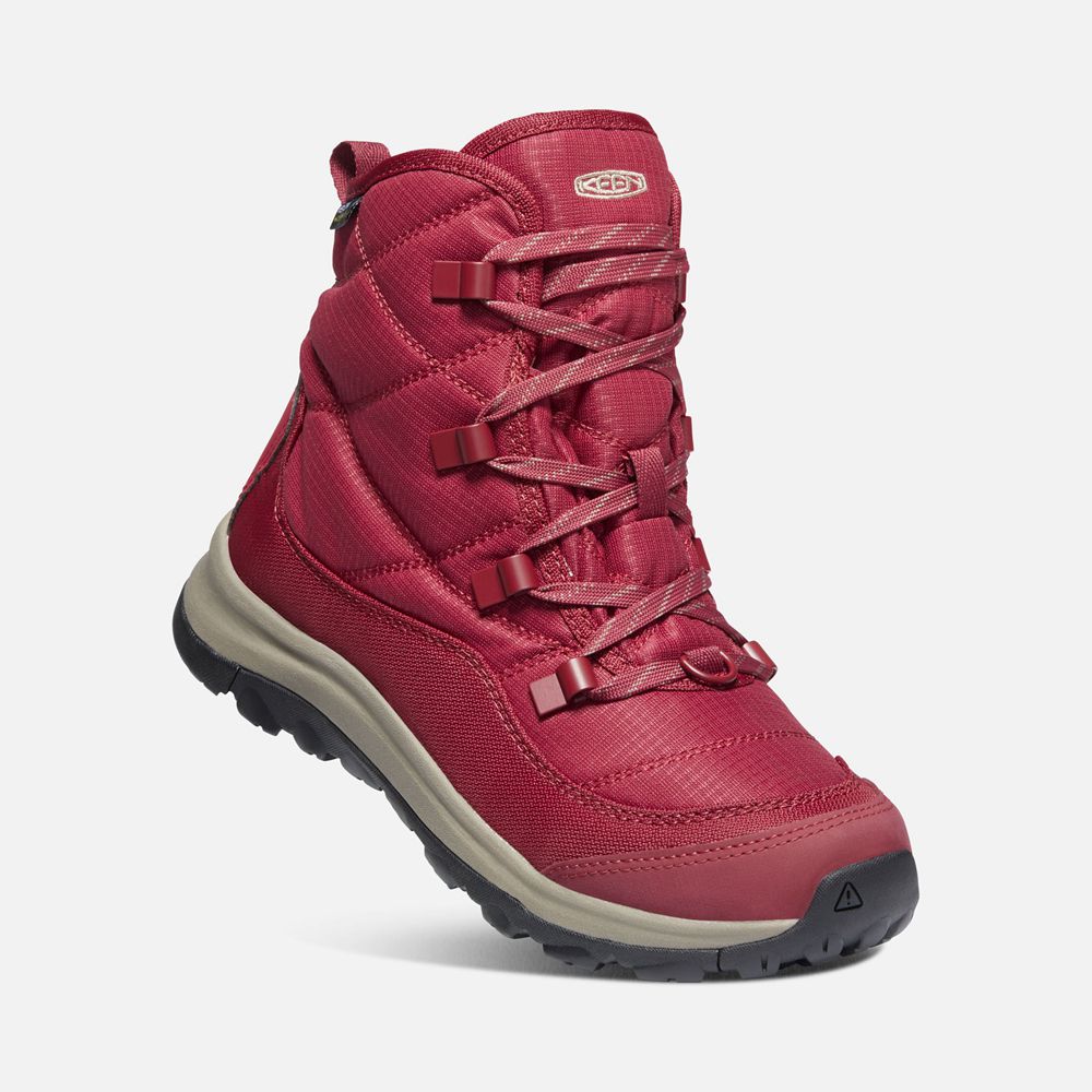 Keen Laarzen Dames Rood - Terradora Ii Waterproof - 84316-WPHC